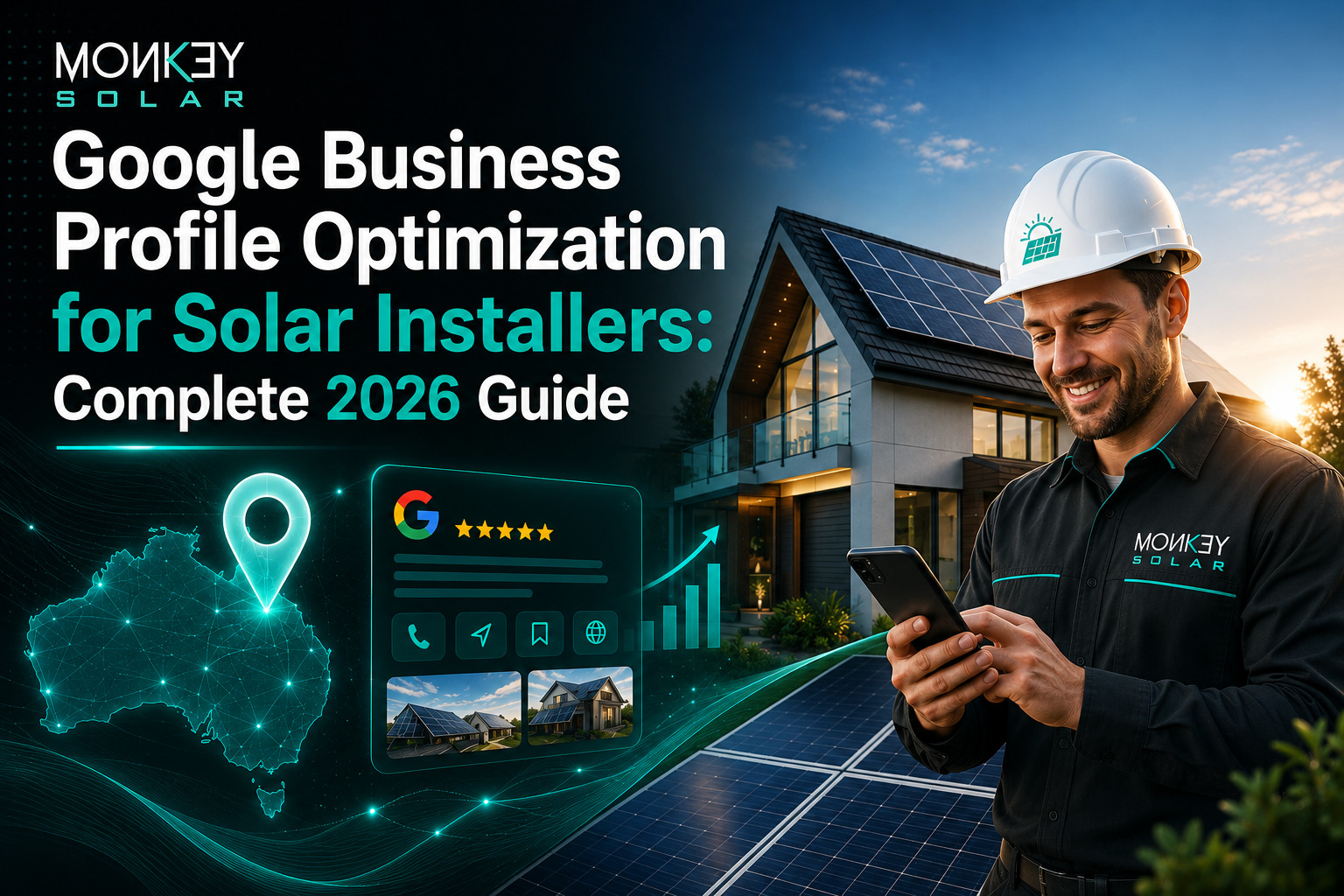 Google Business Profile optimization for solar installers to improve local search visibility and generate leads
