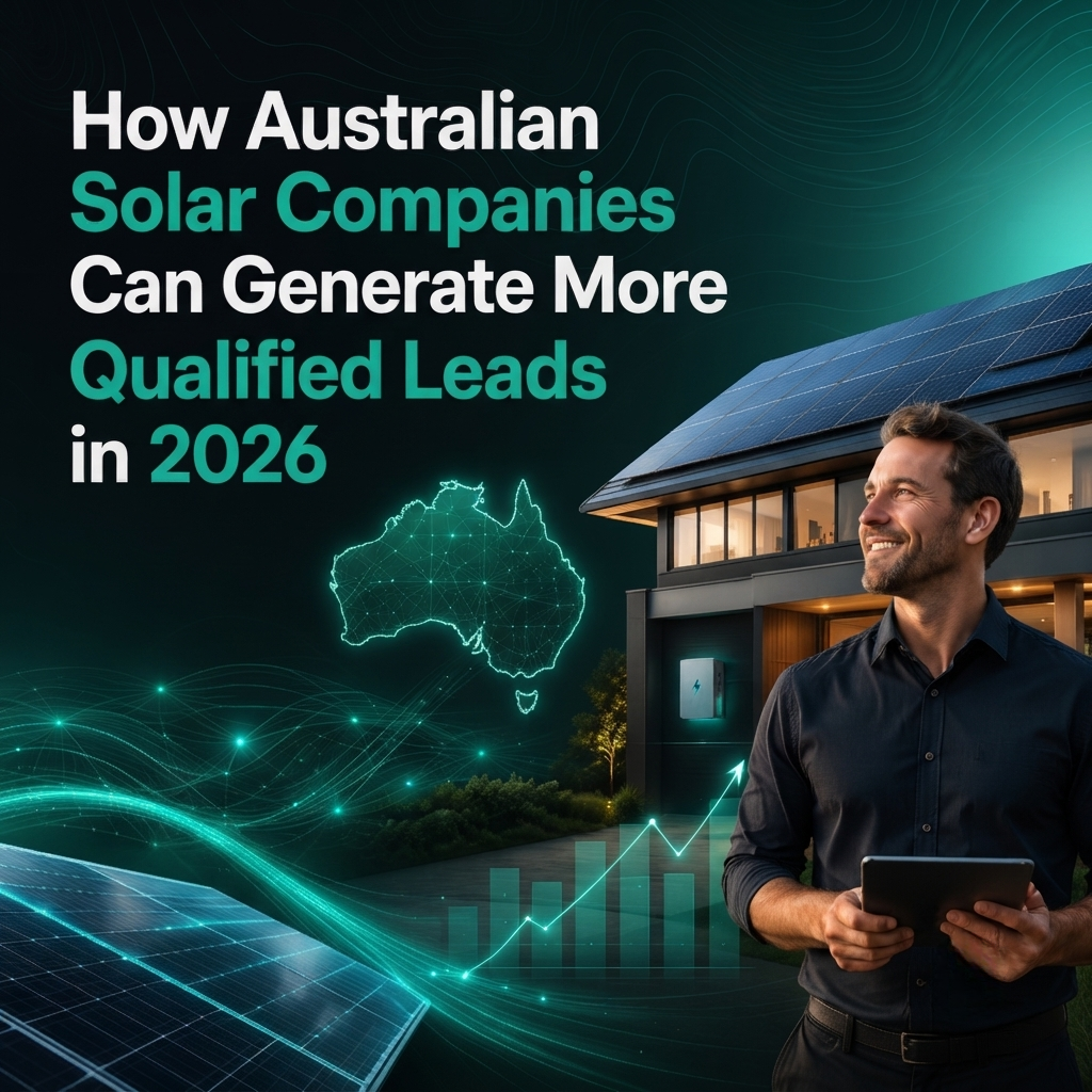Solar lead generation strategies for Australian solar companies to attract qualified leads and increase sales in 2026.